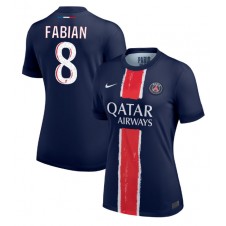 Paris Saint-Germain Fabian Ruiz #8 Hjemmedrakt Kvinner 2024-25 Kortermet